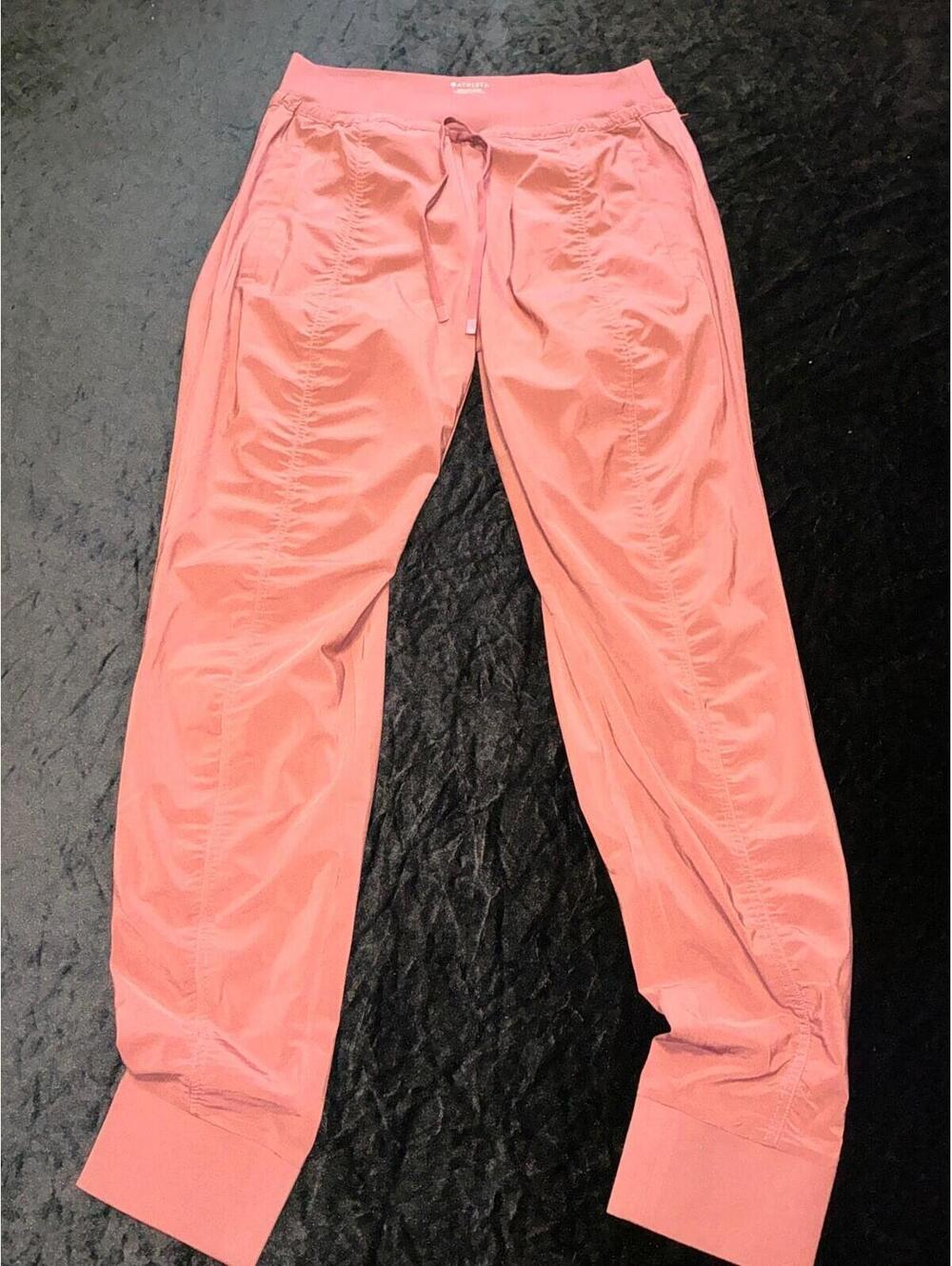 Athleta Attitude  Dusty Rose Joggers Size 8